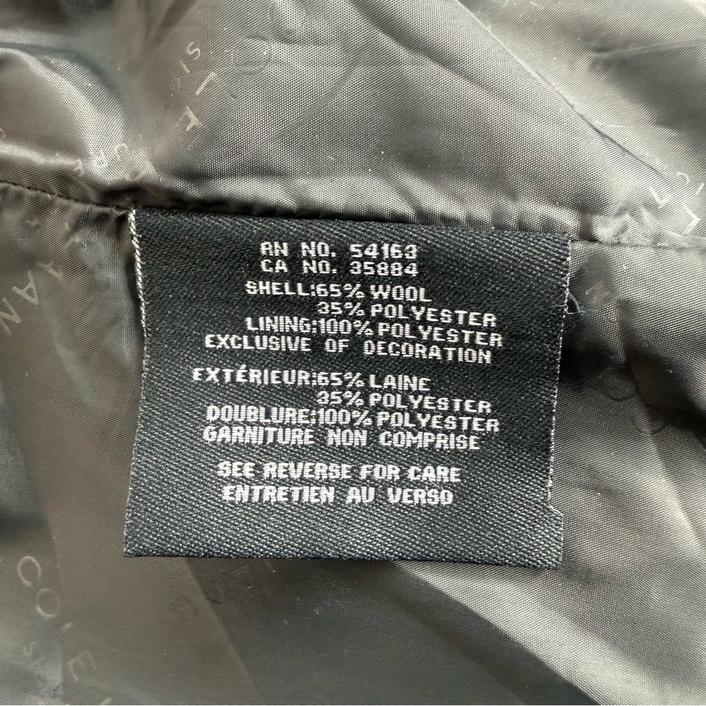 Cole Haan Signature Wool Blend Bouclé Belted Coat Jacket EUC Like New Size 8 - Picture 13 of 16